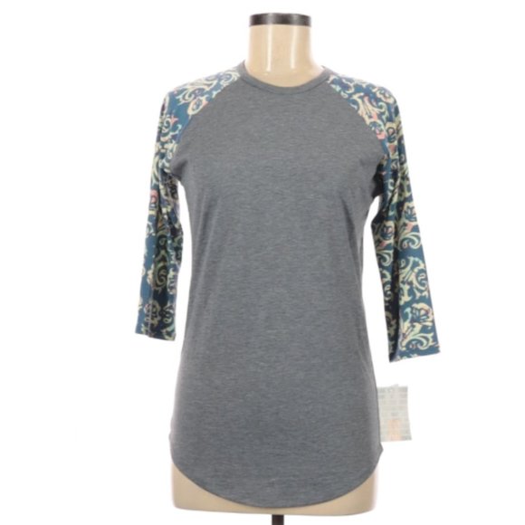 LulaRoe Randy Raglan Tee Shirt - Picture 2 of 7